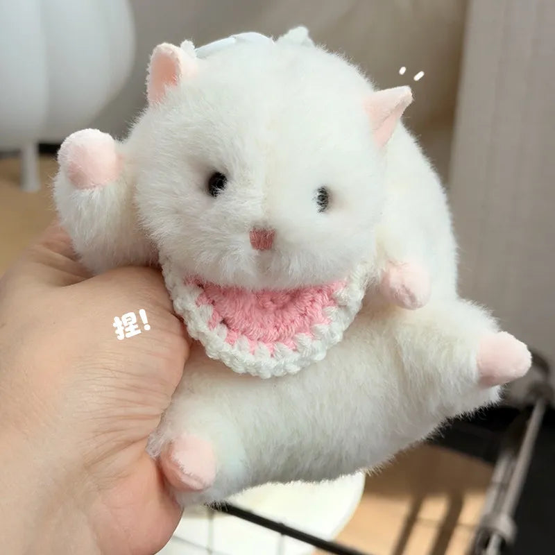 New Products In Stock Cute Golden Bear Little Hamster Plush Toy Cartoon Cute Pet Keychain Bag Pendant Style To Good Friends