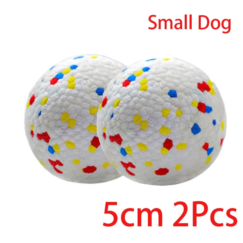 Dog Toy Ball Solid Bite Resistant Small Large Dog Toys High Elasticity E-TPU Pet Chew Solid Ball For Dogs Toys Pet Supplies