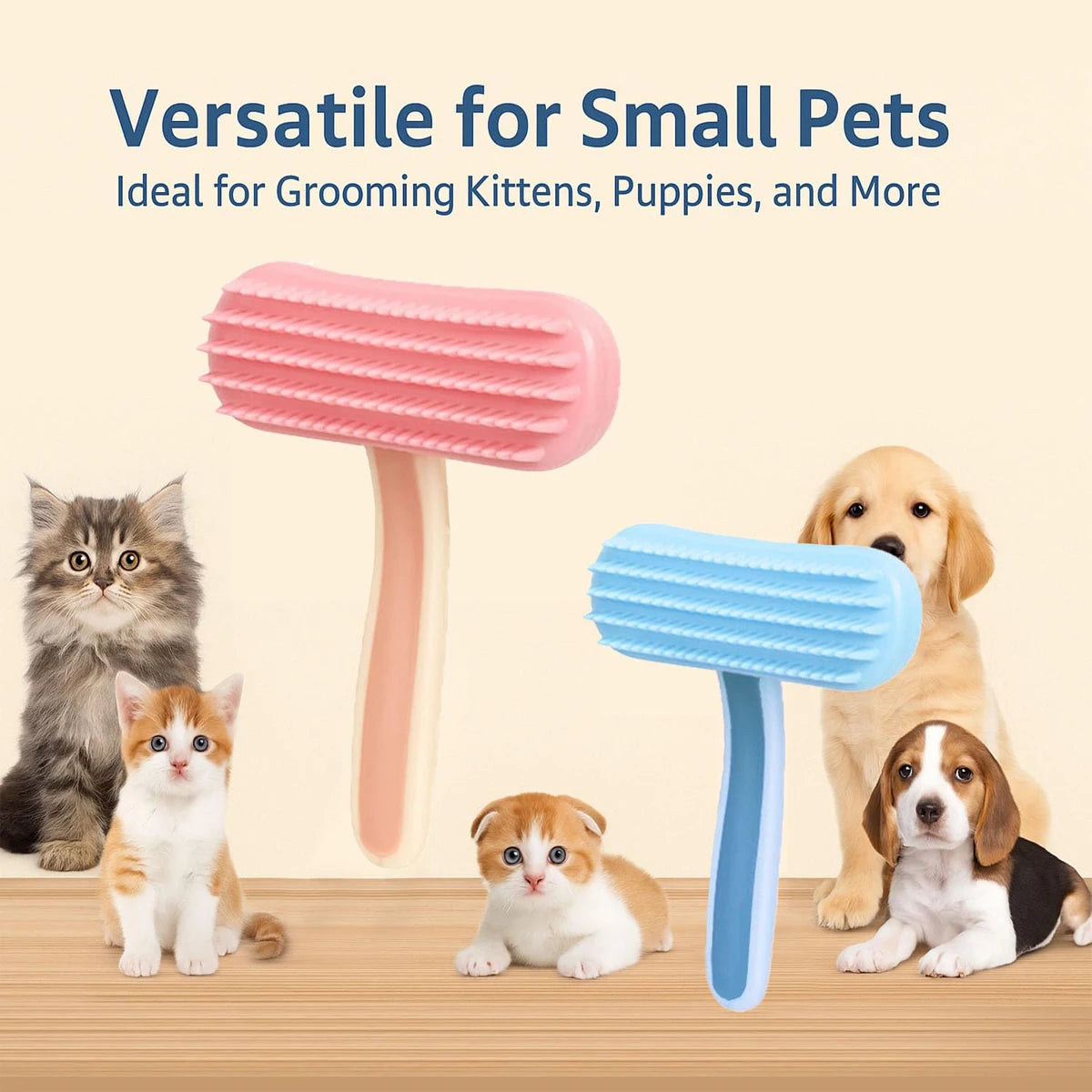 Silicone Comb Grooming Brush Guinea Pigs Accessory Rabbit Hair Cats Rabbits Combs Pet Pig Bunny Fix Supplies Items Accessories