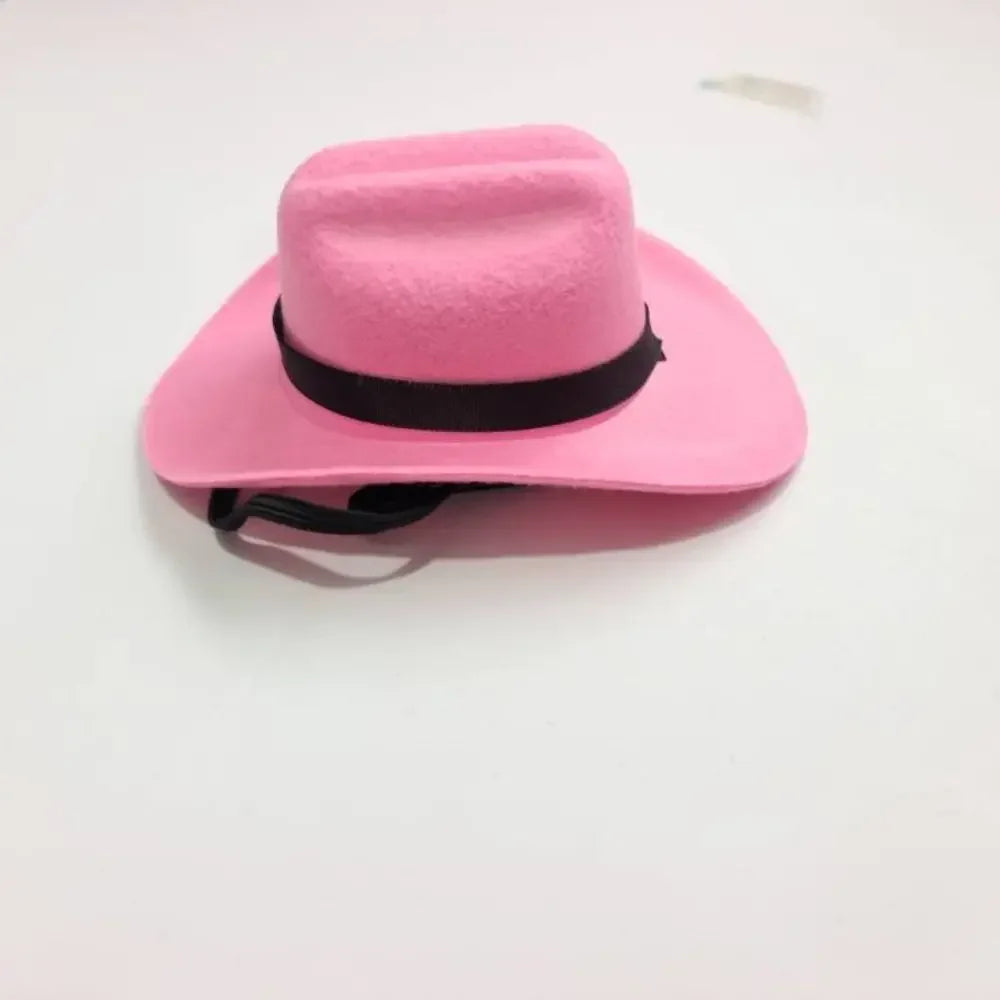 British Pet Dog Hat Star Cowboy Hat Pet Supplies Adjustable Dog Costume Top Hat Headwear Pet Hat Dogs Caps Pet Sun Hats for Cats