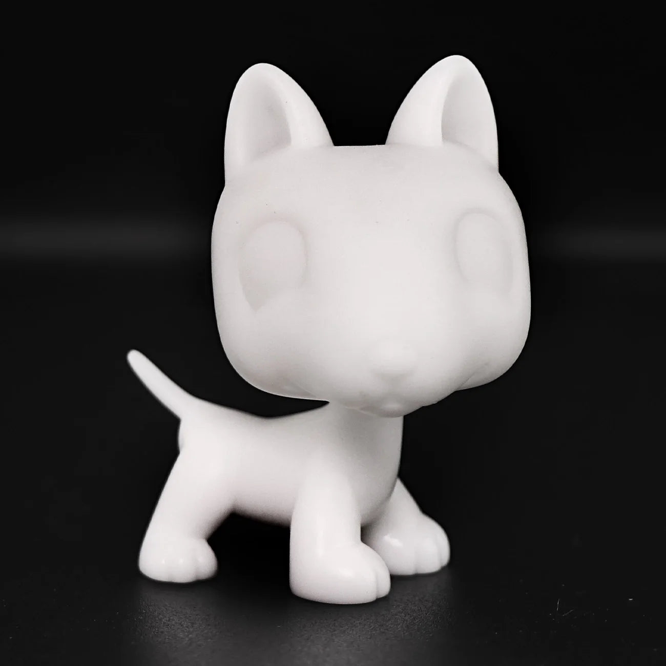 Minilpsshop White Base For Pet Shop Toy Crocodile Spider German Shepherd Turtle Panda Bull Terrier and Sheepdog DIY Painting