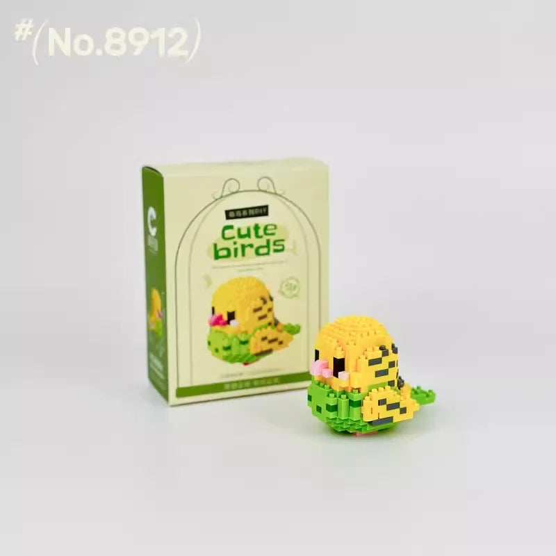 Moe Bird series building block toys assembly, table ornaments, children's educational toys, suitable for boys and girls Christma