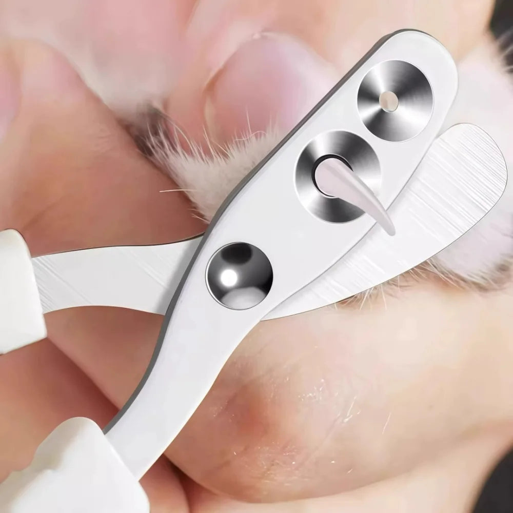 Cat Nail Scissors Circular Hole Pet Professional Stainless Steel Nail Clippers Toe Claw Trimmer Pet Grooming Supplies Products