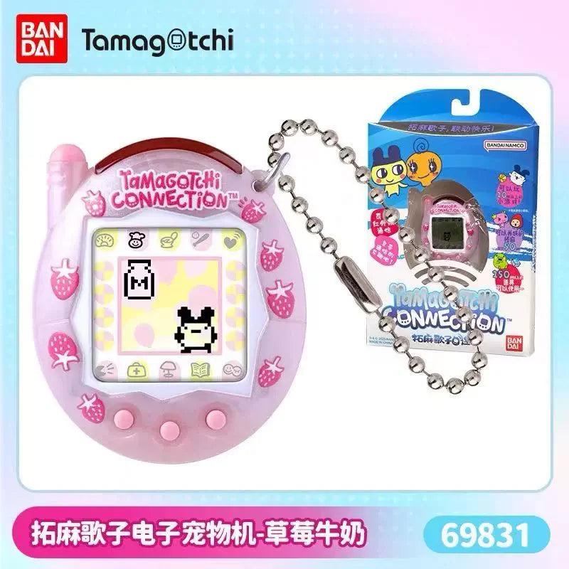 Bandai Tamagotchi Connection V3 Electronic Pet (Linked Ver.) - Elegant Bow/Blue Bubble New