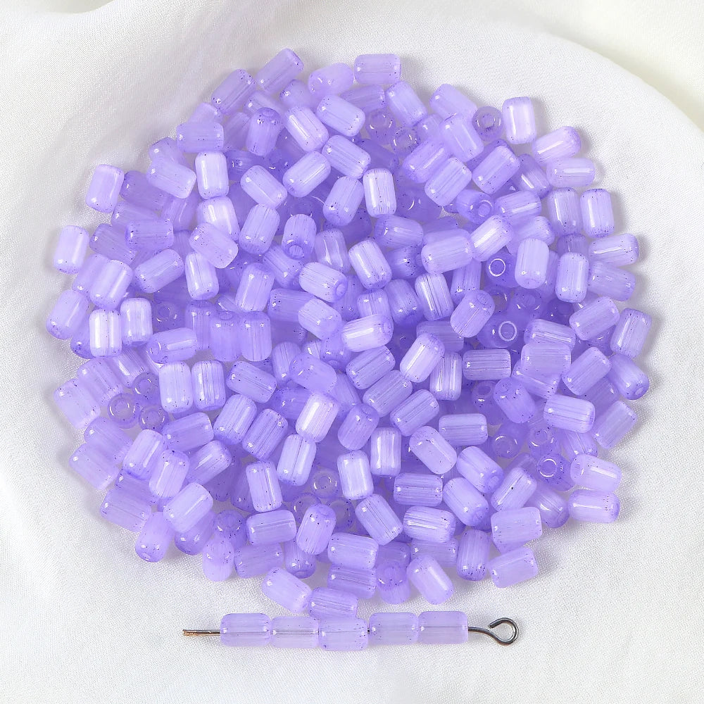 4x6mm Brushed Cat Eye Eye Brushed Jujube Bead  Glass Sewing Bead Handmade DIY Loose Bead Bracelet Necklace Accessories