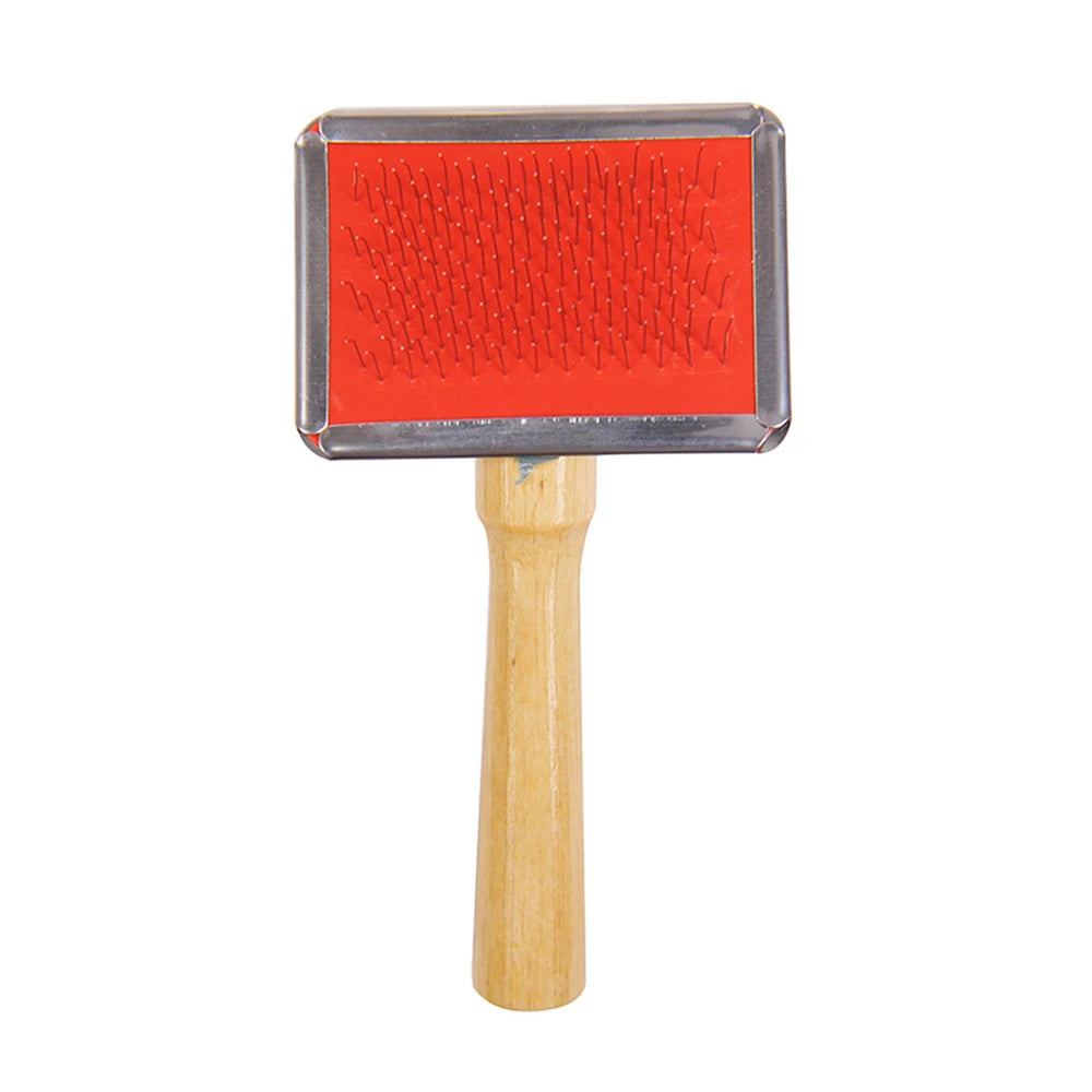 Pet wooden handle needle comb massage comb for removing floating hair products