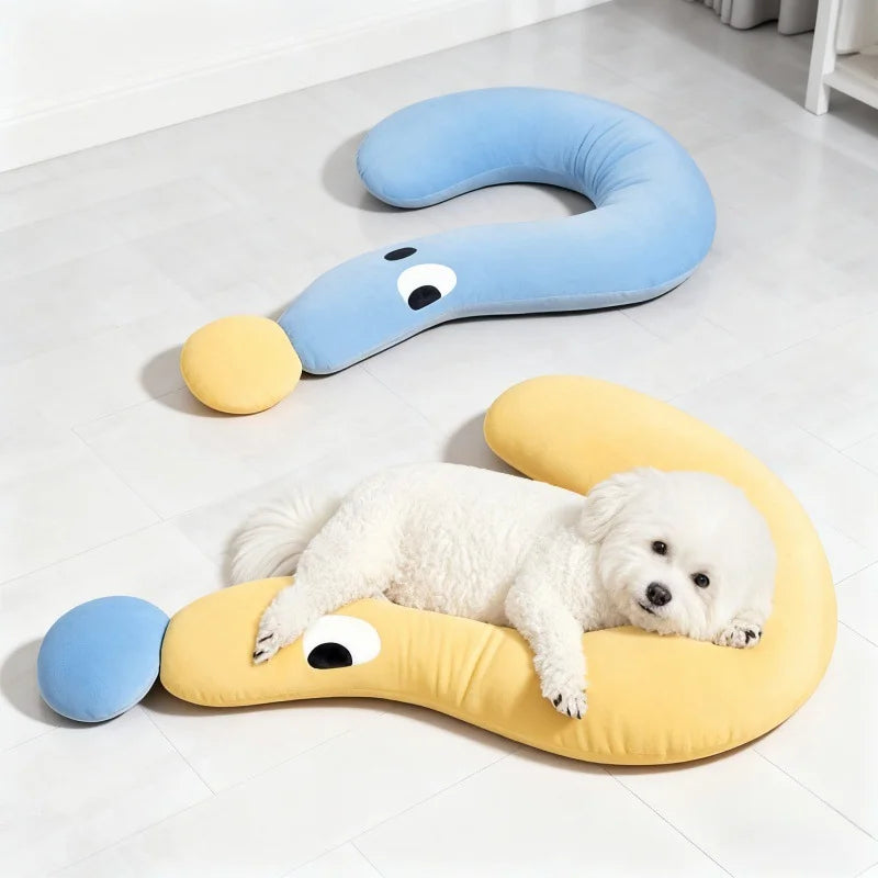 Pet U Shaped Neck Pillow Soft Comfort Sleep Headrest Cushion For Small Puppy Kitten Dogs Cats Rest Supplies