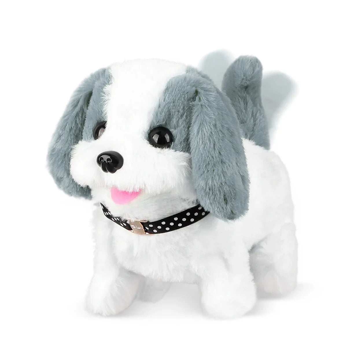 1Pc Electric Plush Simulation Dog Teddy Puppy Walking Sound Nodding Electronic Pet Toy For Christmas Gift New Year Gift