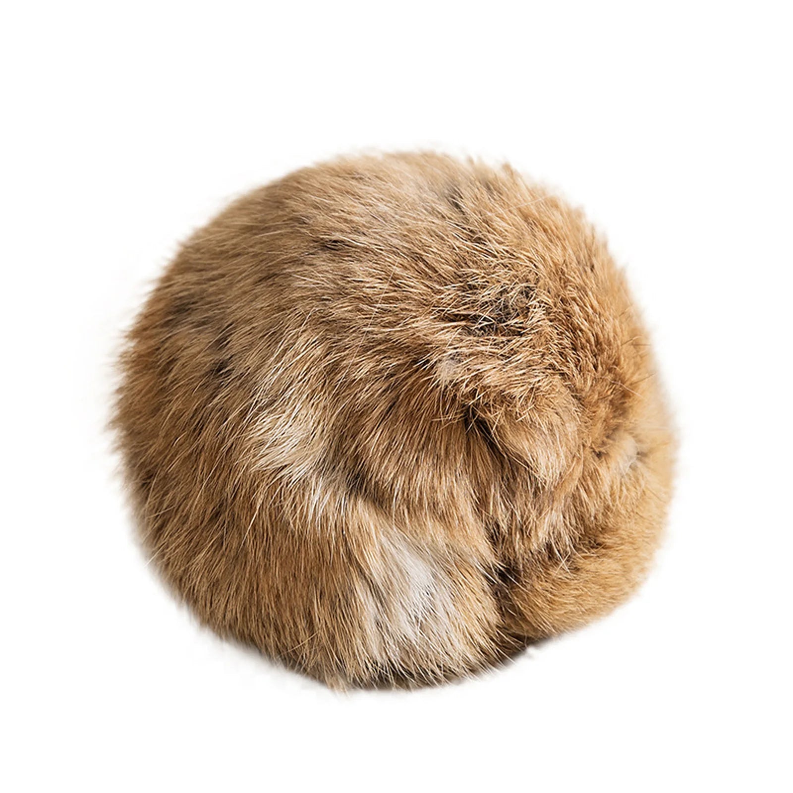 C 1/2/3/6Pcs 8cm Rabbit Fur Ball Cat Toy With Catnip Interactive Chasing Plush Toy Balls Pet Cat Accessories Supplies