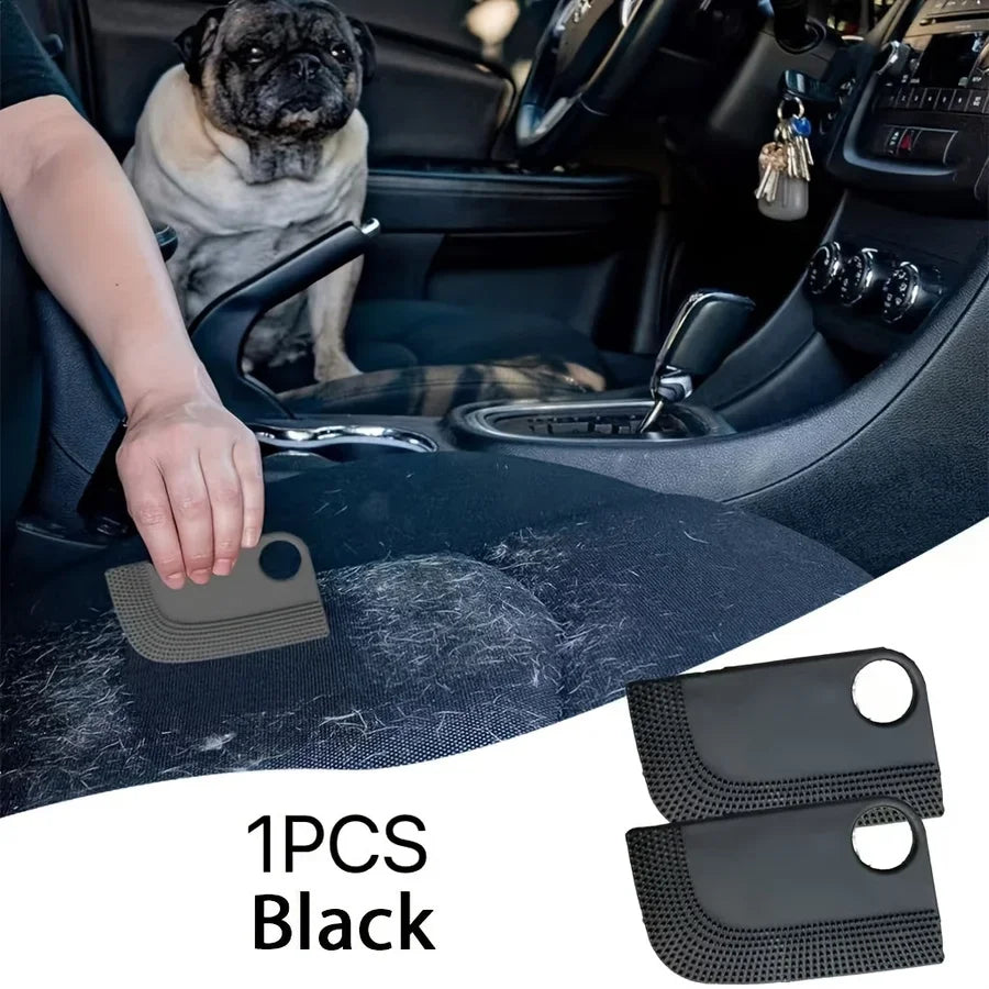 Car Interior Cleaning Brush, Pet Hair Removal Glove, Two-way Brush, Carpet, Sofa Hair Removal Tool Car Accessories Gadgets