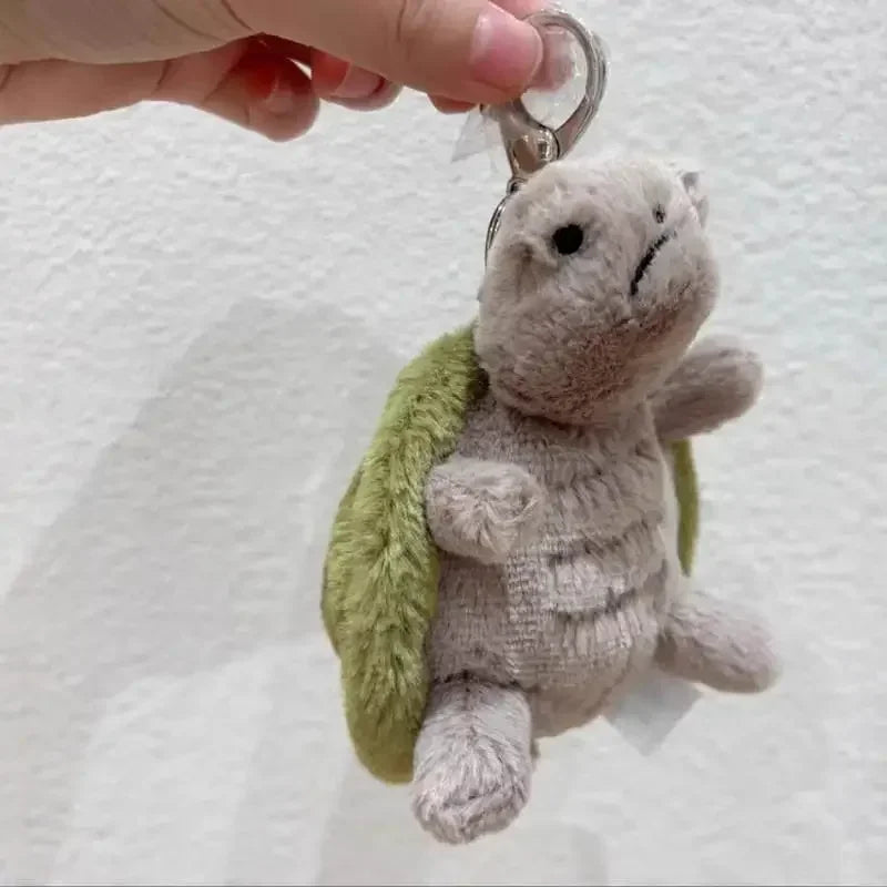 Turtle bag pendant keychain doll cute home decoration cat dog interactive toy pet holiday gift 15cm