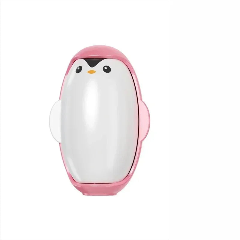 Penguin Lint Remover Sticky Washable Reusable Mini Roller Brush for Pet Hair Clothes Cleaning Portable Home Cleaning Products