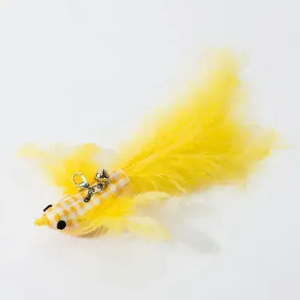 Handfree Bird/Feather Cat Wand with Bell Cat Toys Interactive Powerful Suction Cup for Cats Kitten Hunting Exercise Pet Products