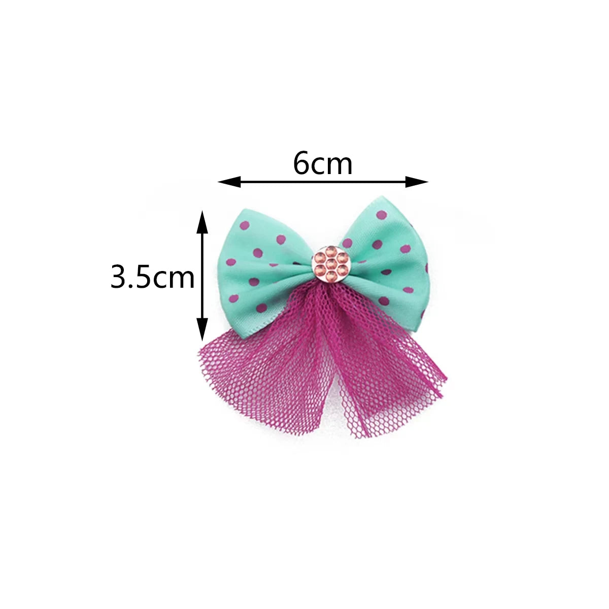 5/10pcs Lace Dog Hairbows Dog Bows With Volumes Ribbon Grooming Pet Hair Bowknot With Rubber Bands For Small Dog Pet Products