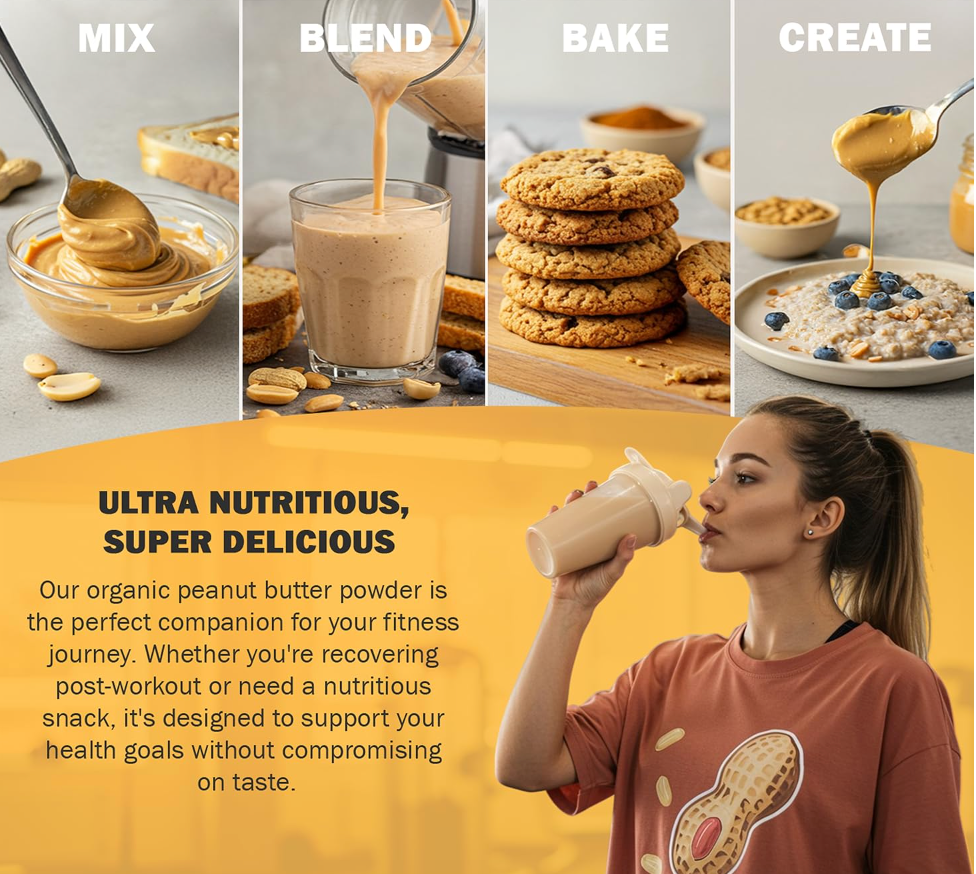 Peanut Butter Powder Two 7oz Jars