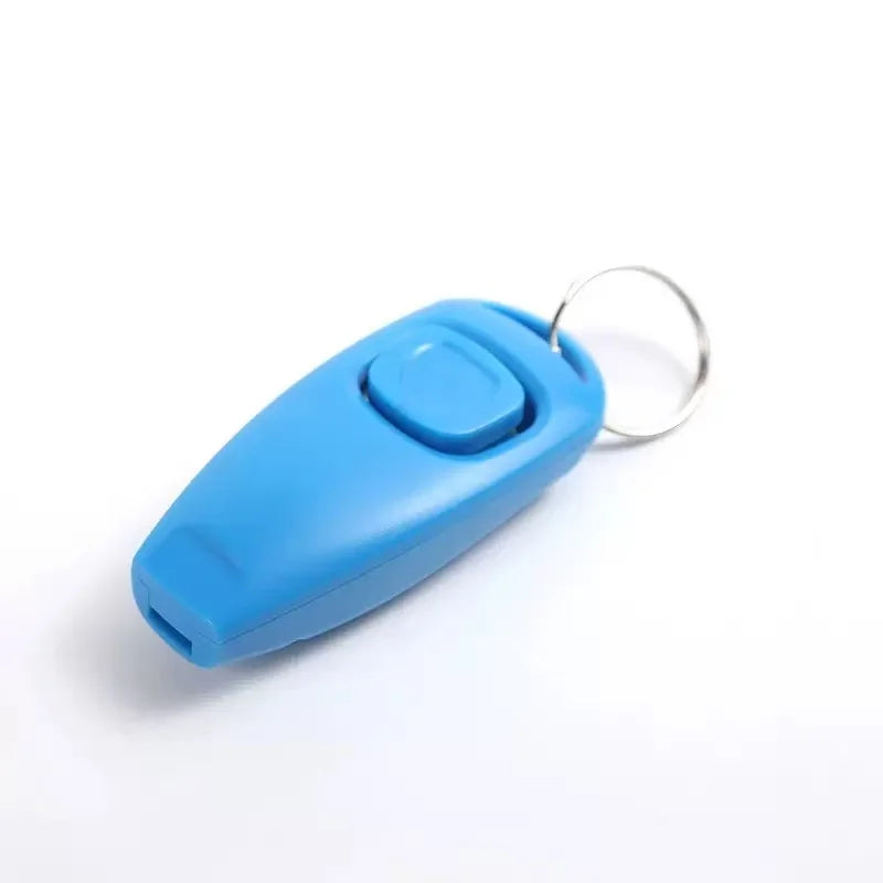 2‑in‑1 Dog Training Clicker & Whistle, Multifunctional Pet Trainer Tool with Keyring, Puppy Training Flute Clicker Pet Supplies