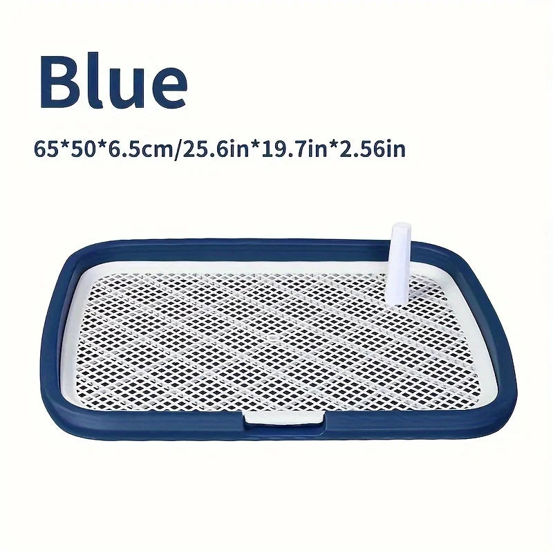 Dog Potty Training Tray Pee Pad Holder with Removable Grid Reusable Puppy Toilet for Indoor Dogs 1-3pc