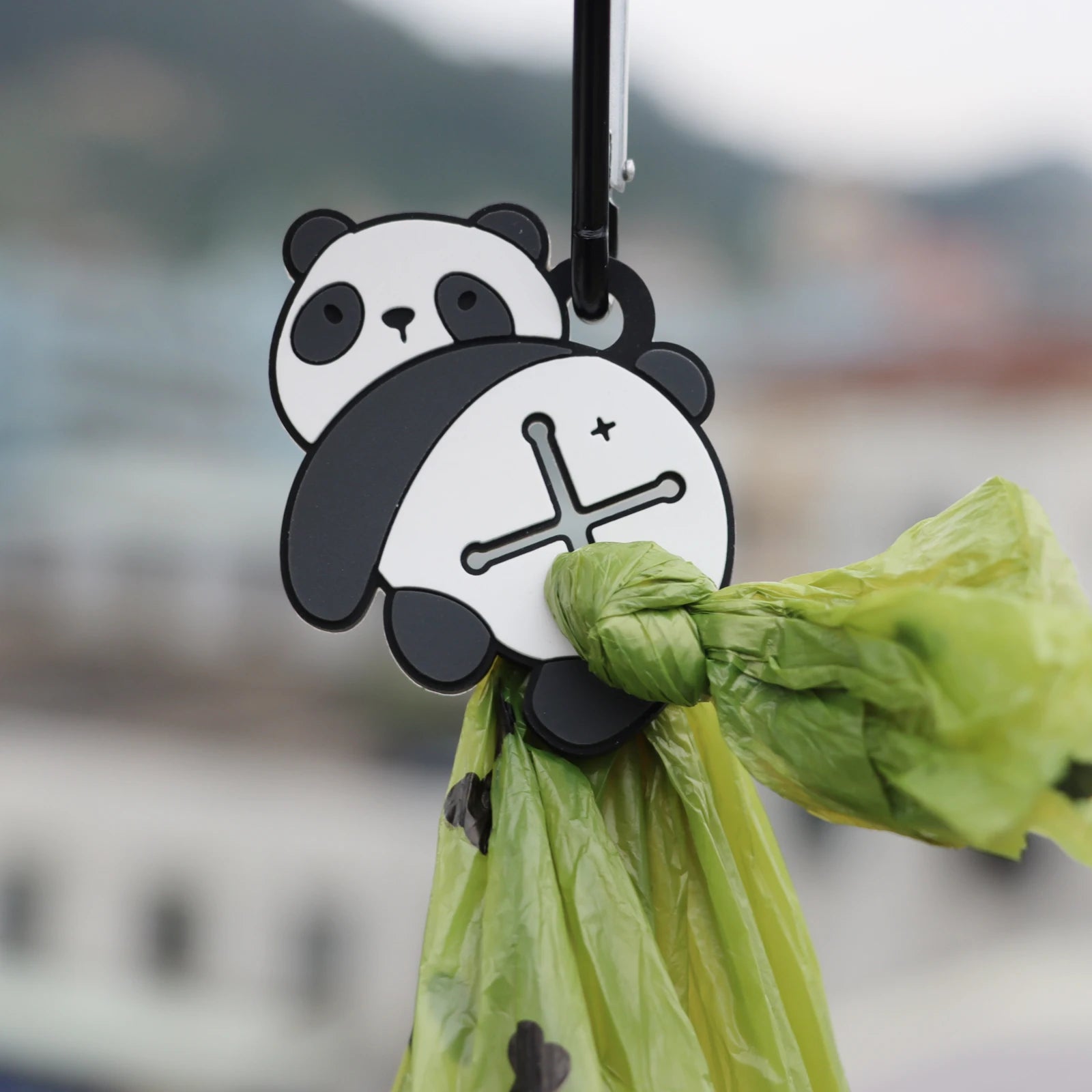 PVC Pet Shit Bag Clip Dog Poop Bag Holder Waste Bag Dispenser Glow Poop Bag Clip Portable Pet Cleaning Products