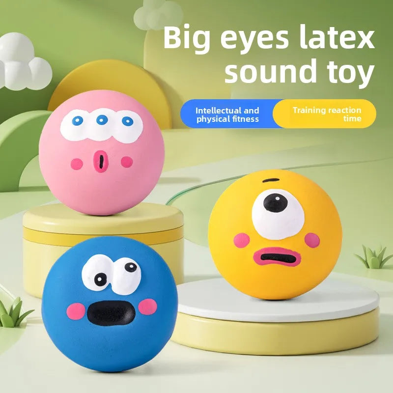 Pet Toy Ball Latex Sound Bite-Resistant Dog Toy Interactive Training Self-Hi Pet Products Puppy Dog Accessories