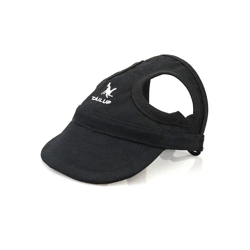 Adjustable Pet Dog Baseball Cap with Ear Holes for Small Medium Dogs Summer Dog Sun Hat Outdoor Hiking Pet Products