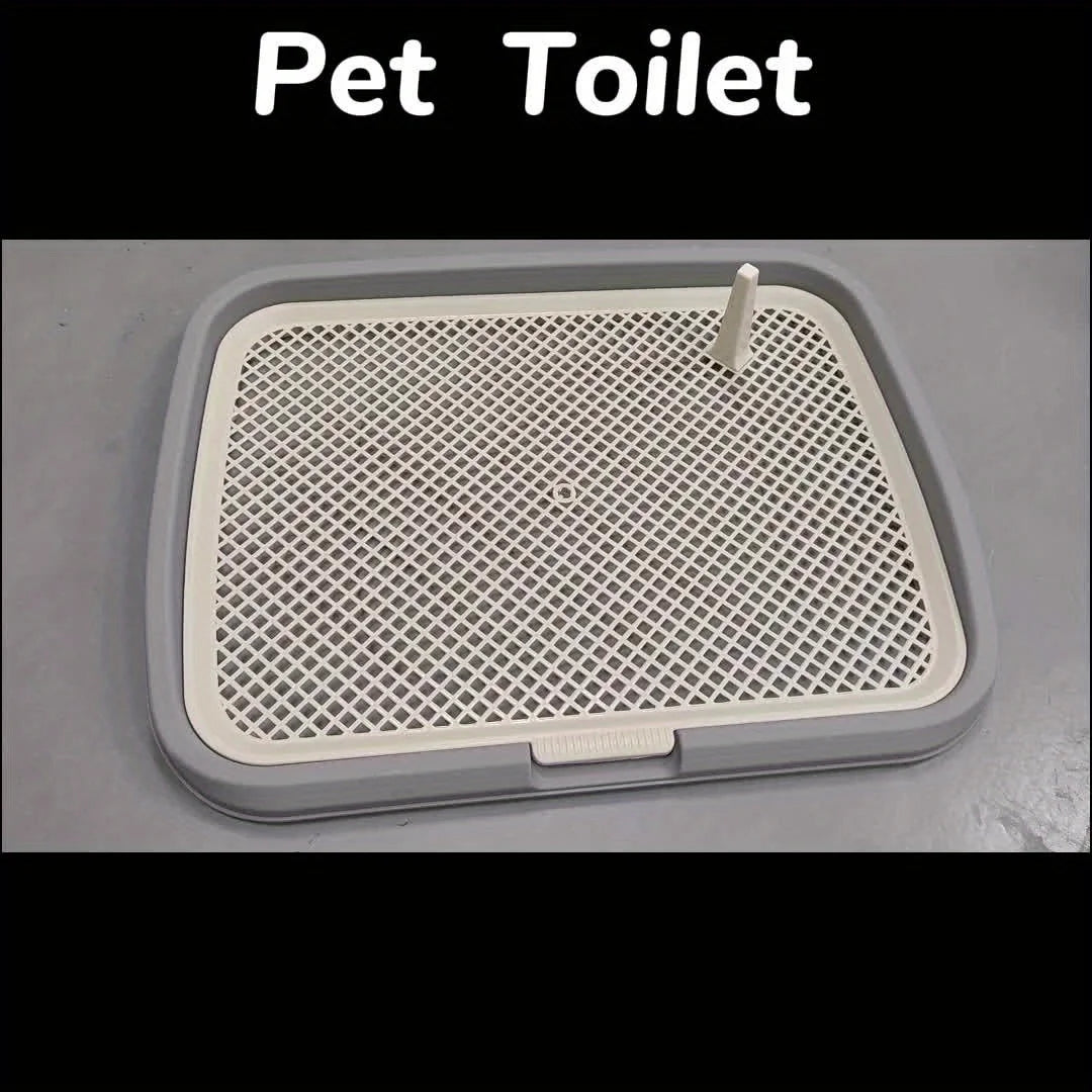 Dog Potty Training Tray Pee Pad Holder with Removable Grid Reusable Puppy Toilet for Indoor Dogs 1-3pc
