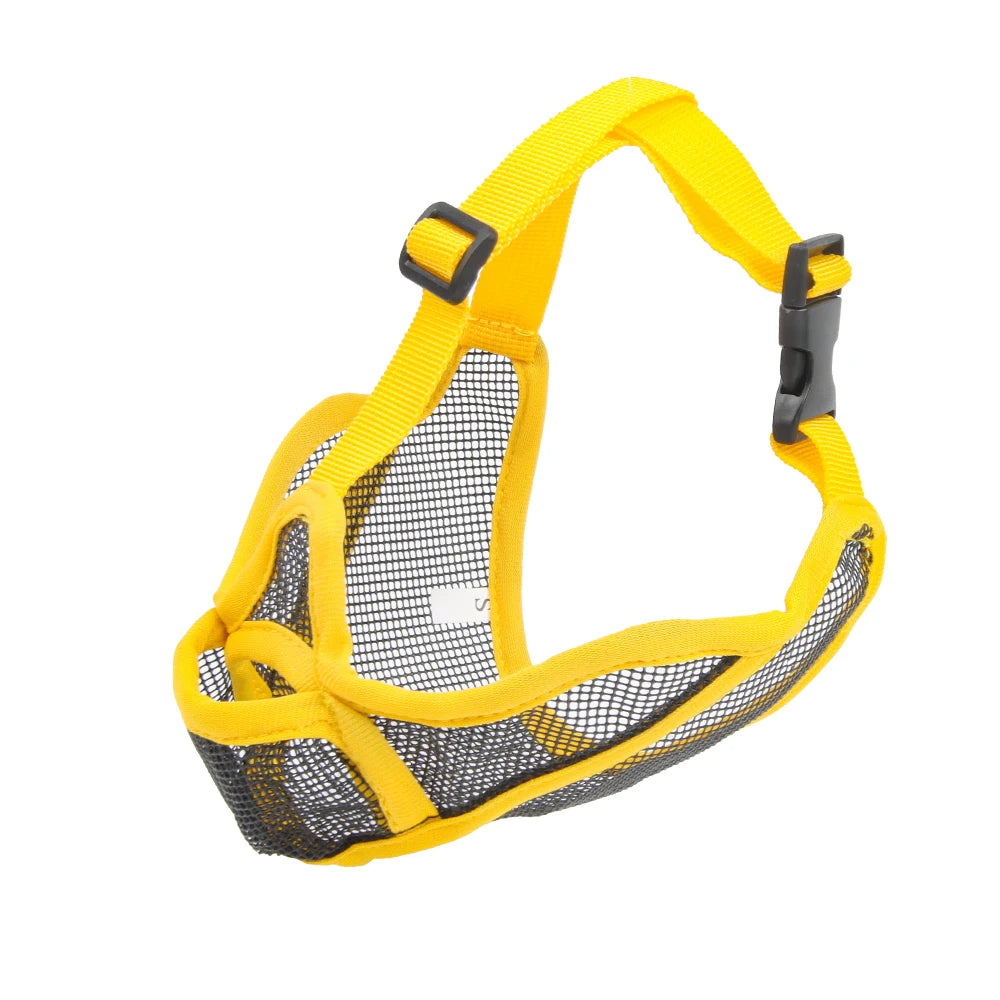 Short-Snouted Dog Muzzle Bulldogs Breathable Anti-Biting Walking Drinkable Short-Mouthed Dog Snout Cover Pet Products Shar Pei