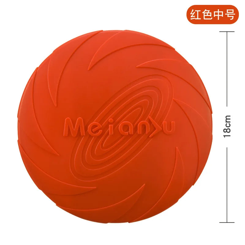 Dog Frisbee, Border Animal Pet Dog Special Frisbee Bite Resistance Training Frisbee Pull Back Standard Dog Toys Pet Products