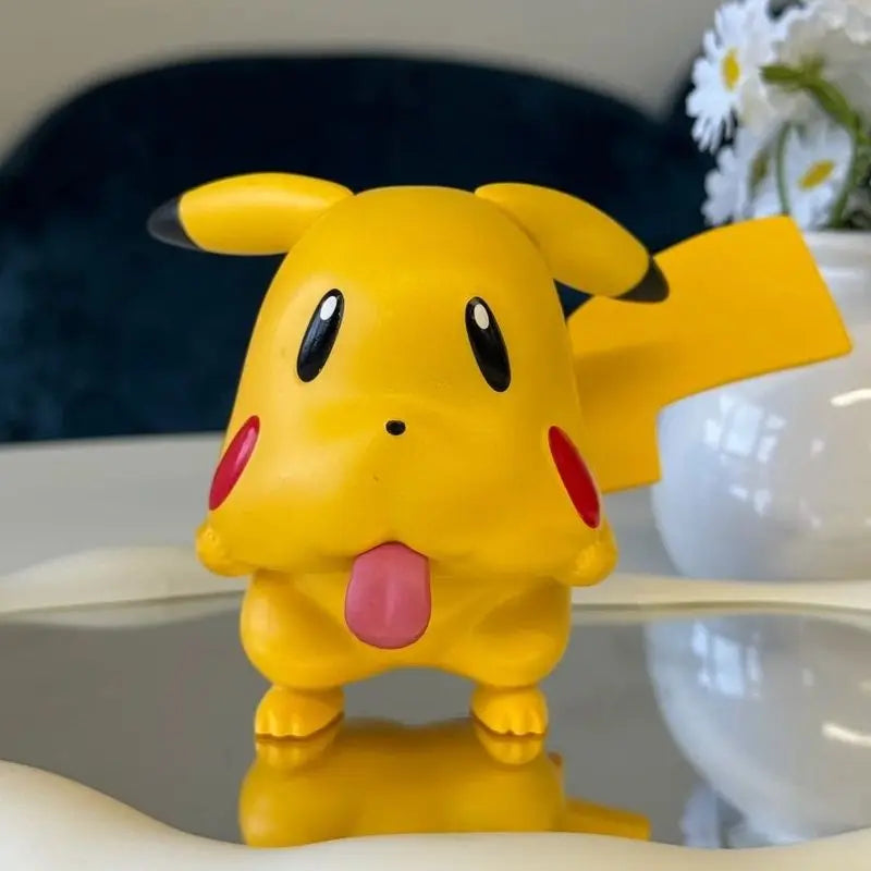 Pet Elf Ghost Face Pikachu Handmade Cute Ornament Model Gift Pocket Monsters Ghost Face Pikachu Handmade Collection