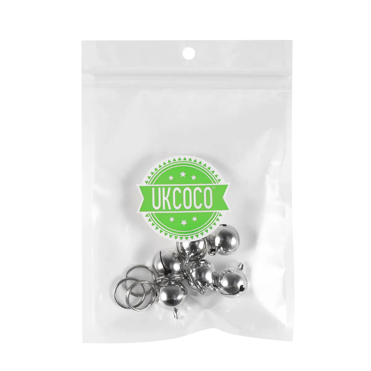 6pcs 16mm Cat Pendant Bell Copper Collar Bell Hanging Ornaments  Metal Pet Jingle Hanging Bells Dog Puppy Necklace Accessories