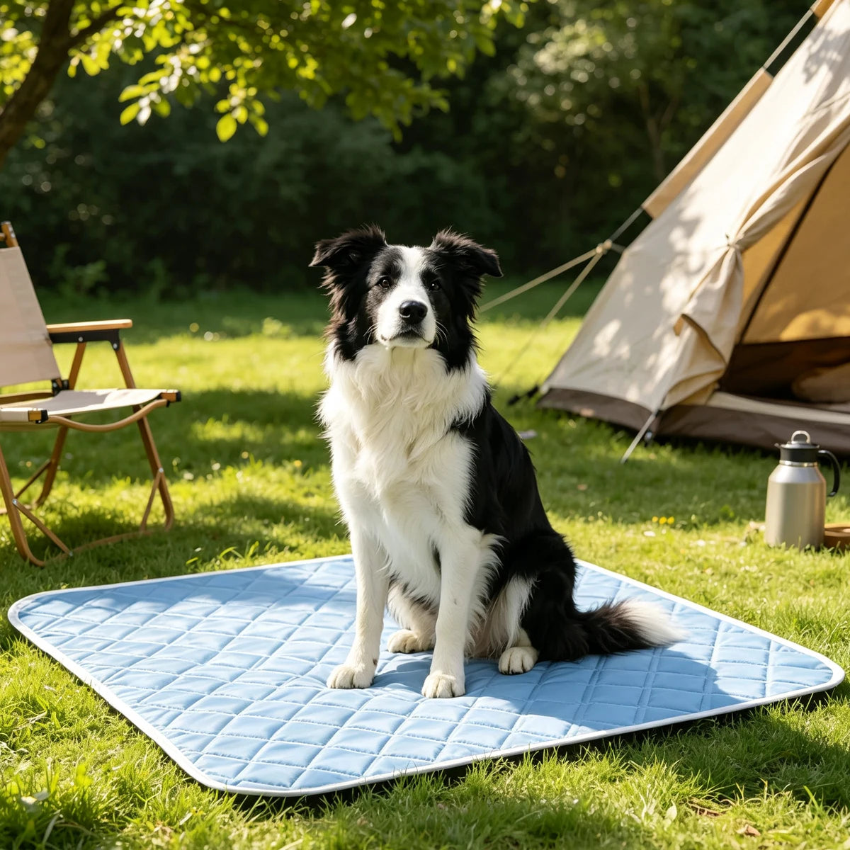 Dog Cooling Pad Large Mat Dogs Cool Refreshing Products Cold Pets Accessories Size Washable Bed Summer Does Not Slip Pet Goods