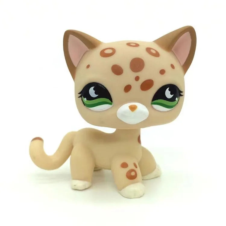Rare Animal Pet Shop LPS Toy White Cat Original Picture Shepherd Cocker Spaniel Great Danish Kid Children Toy Gift