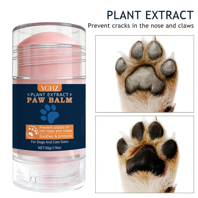 The Best Dog Paw Wax and Moisturizing Paw Balm Can Form an Invisible Barrier | Coconut Oil Ointment, Dog Nose Balm to Protect and Heal Dry, Cracked Paws - Dry, Itchy Skin and Cracked Dog Noses. Essential Pet Care Product.