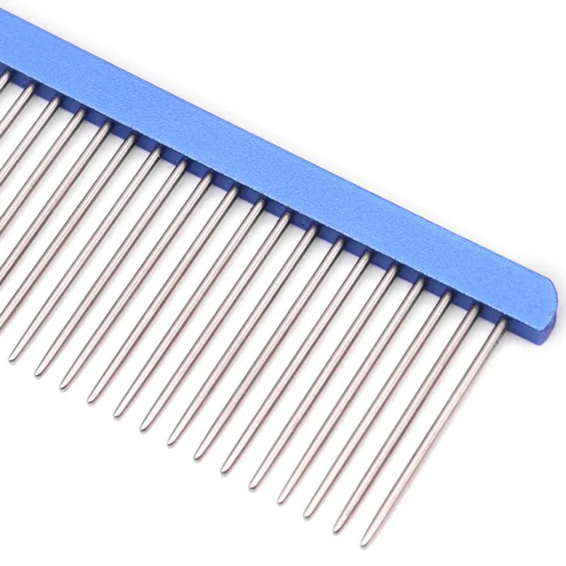 Dog Comb Stainless Steel Dog Brush Pet Grooming Massage Dogs Comb Brush Double Teeth Dogs Combs Cat Hair Remover Pet Products