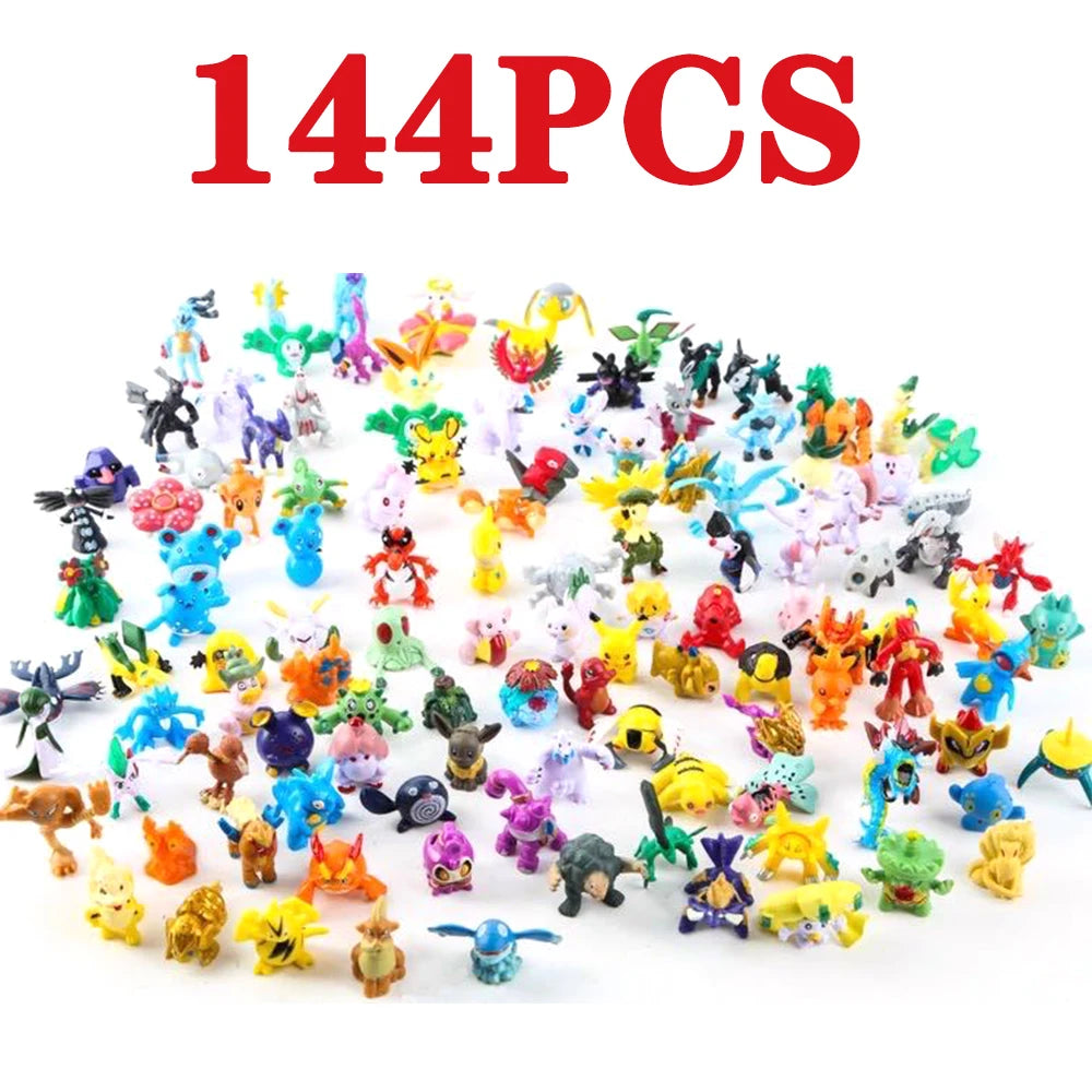 144 Pet Pok É Mon Figurines Pok É Mon Pok É Mon Twisted Egg Toy Dolls Children's Christmas Gifts