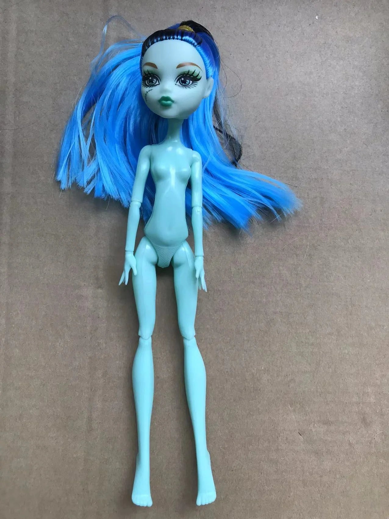 Multi-Joints Movable Doll Body Toy 23cm Doll Toy To Fit Many Heads White Green Brown Purple Monstering High Doll Body Cat heads