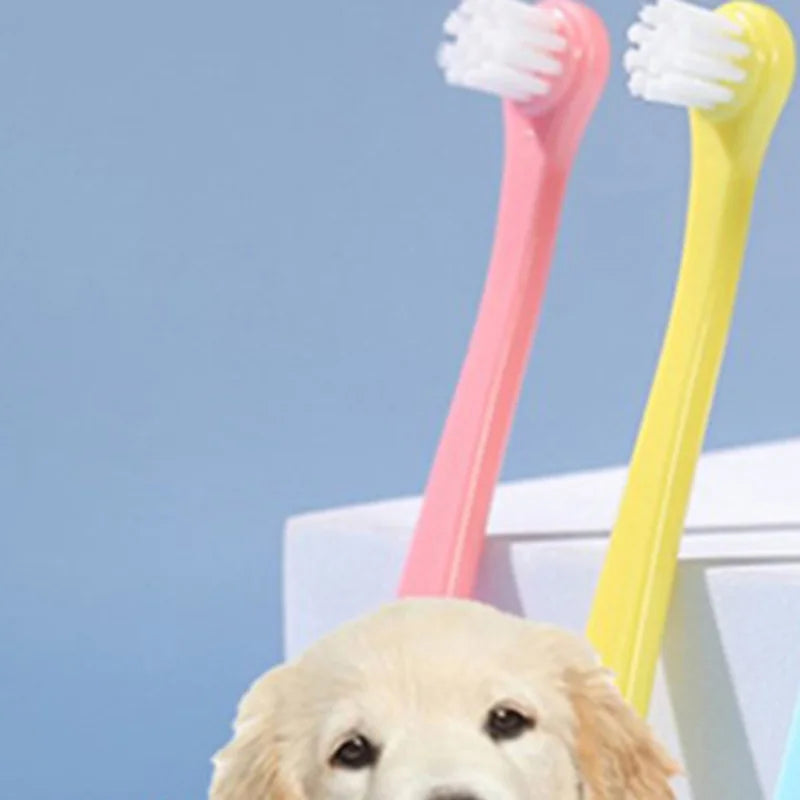 Dog Toothbrush Dog Teeth Cleaning Small Head Brush for Dogs Teeth Mouth Cleaning Tools Pet Grooming Cat Toothbrush Pet Products