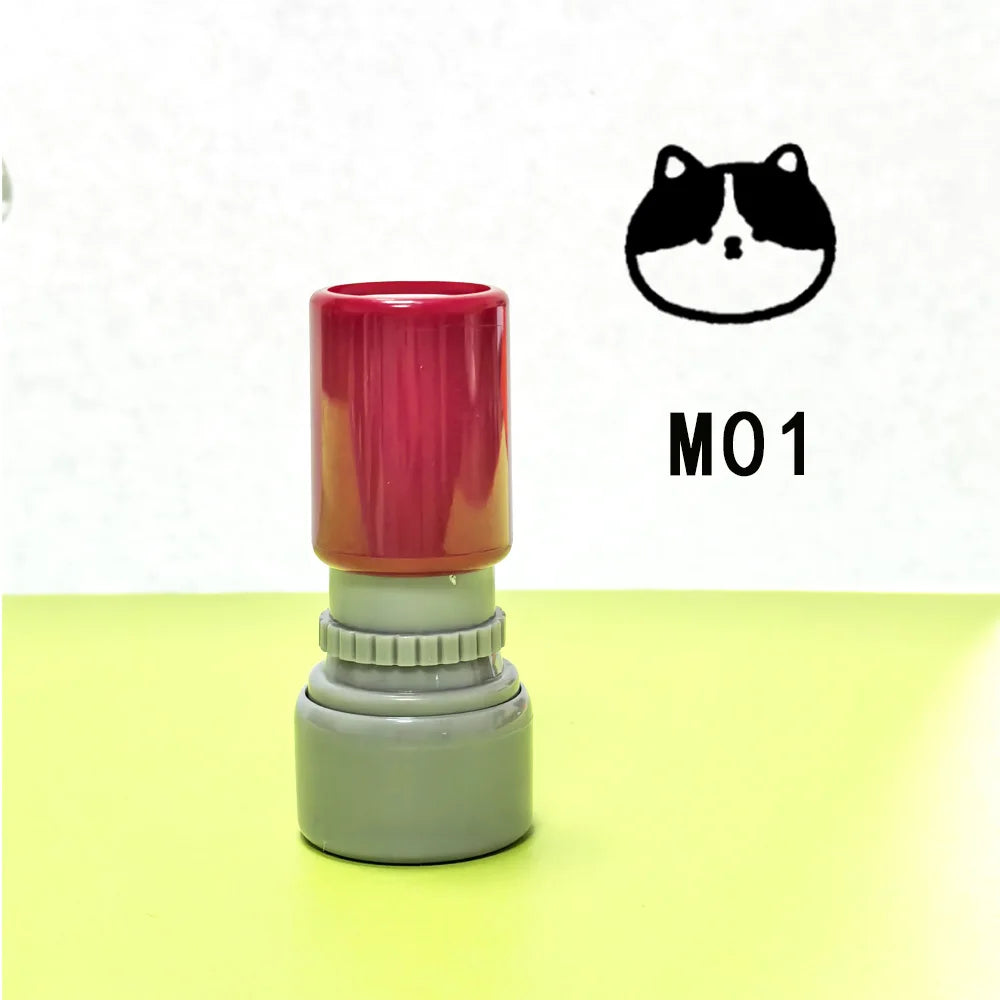 Cat Pattern Stamp Black Cat Animal Stamp for Inspiring and Encouraging Teaching Classroom Active Activities Teacher Stamp