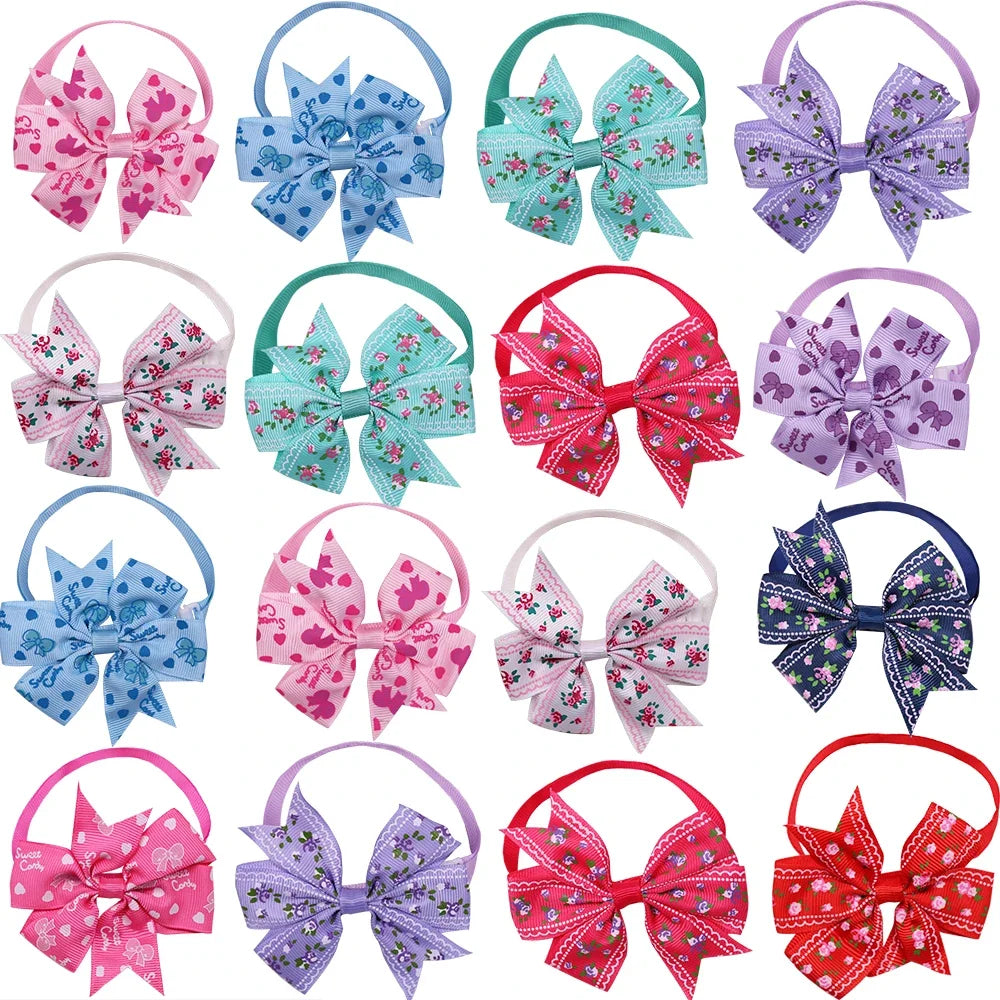 10pcs Summer Pet Supplies Dog Bow Tie Dog Grooming Accessories Pet Dog Cat Bowties Neckties Small Dogs Products Dog Supplies
