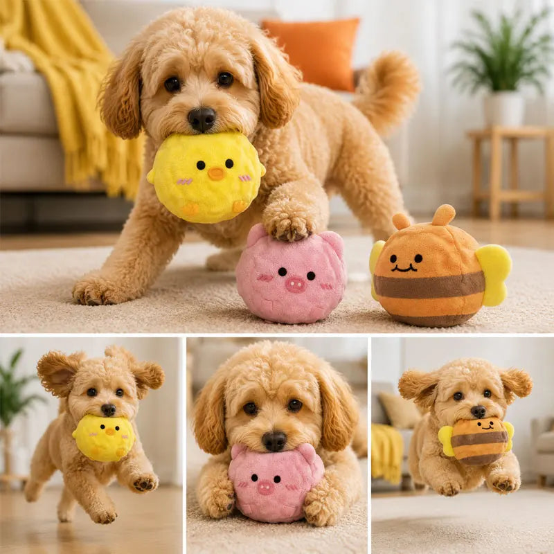 Plush Sound Dog Toy Interactive Training Dog Toy Relieve Boredom, Chew and Clean Teeth Cat and Dog Toy Pet Supplies