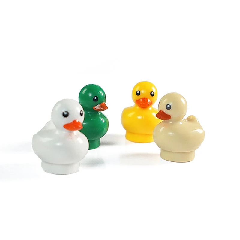 MOC Animal Scene Building Blocks Cats Dogs Sheep Pigs Chickens Eagle Parrots Dolphin Zoo Fram Accessories DIY Toys Bricks T14