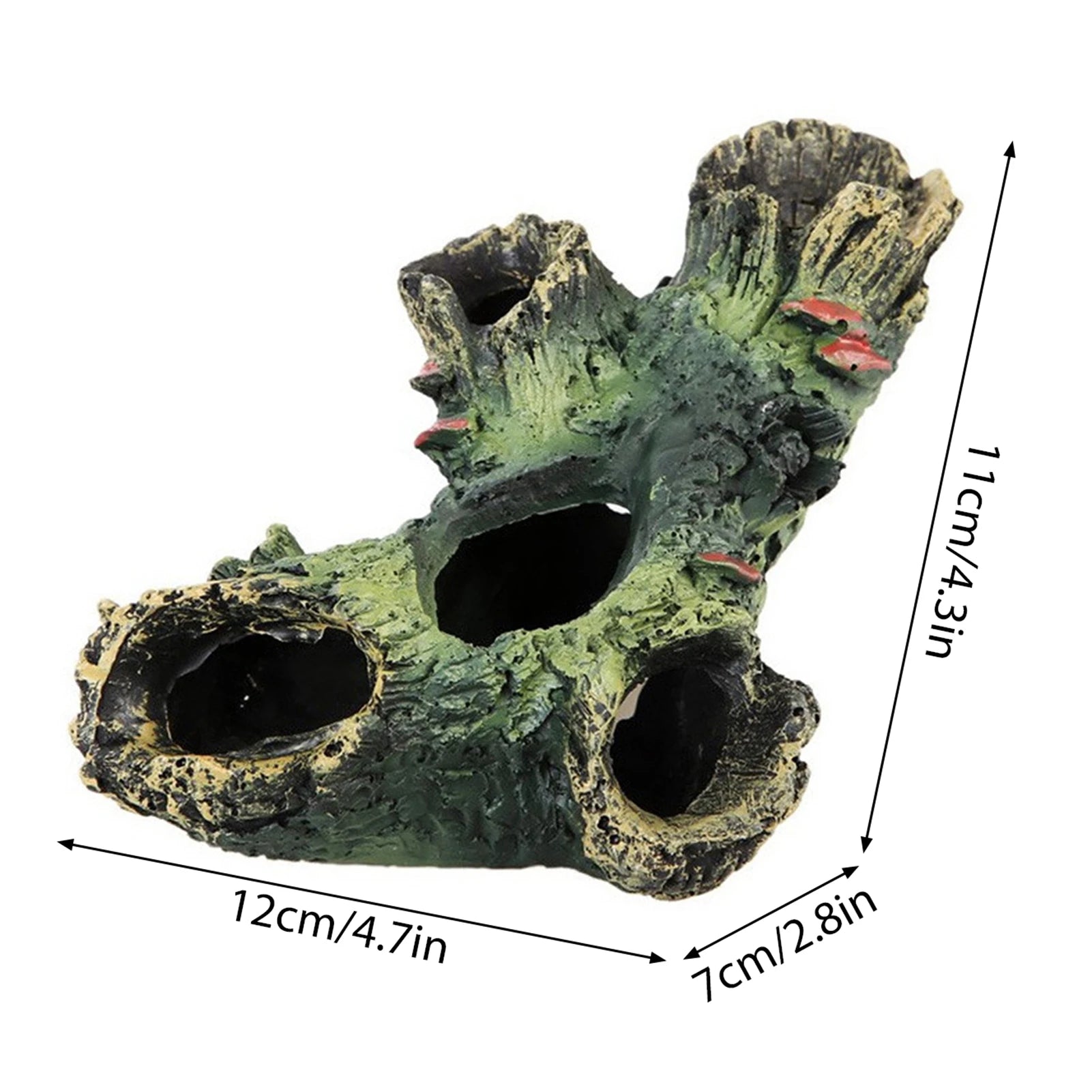 Fish Tank Artificial Bridge Resin Landscape Decoration Bridge Aquarium Equipment Accessories Ornament Cave Aquatic Pet Fish