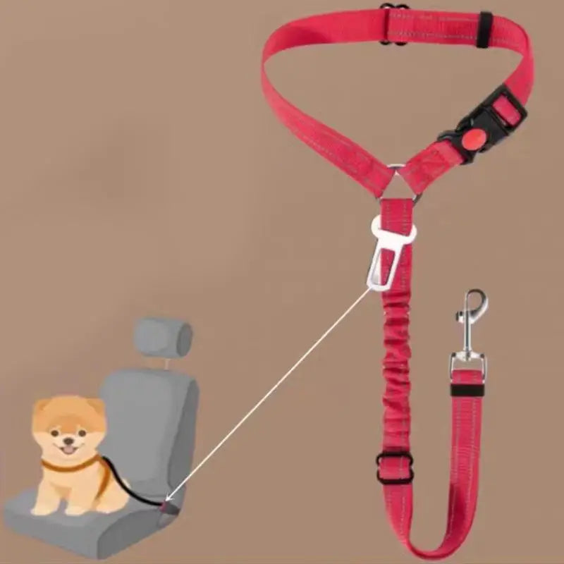 4Pcs Metal Pet Seat Belt Clip Heavy Duty Rustproof Scratch Resistant Buckle Lock for Vehicle Pet Leash Securement Car Accessorie