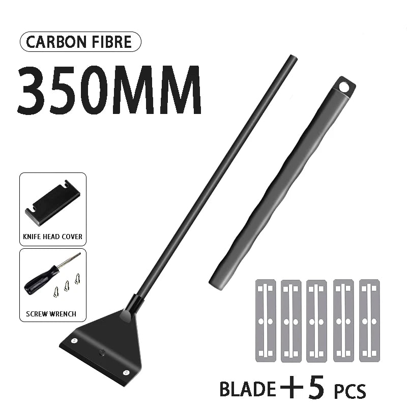 Fish Tank Cleaning Tool Flat Sand and Algae Removal Dual-Use Glass Algae Removal Scraper with 5 Blades Aquarium Cleaning Tool