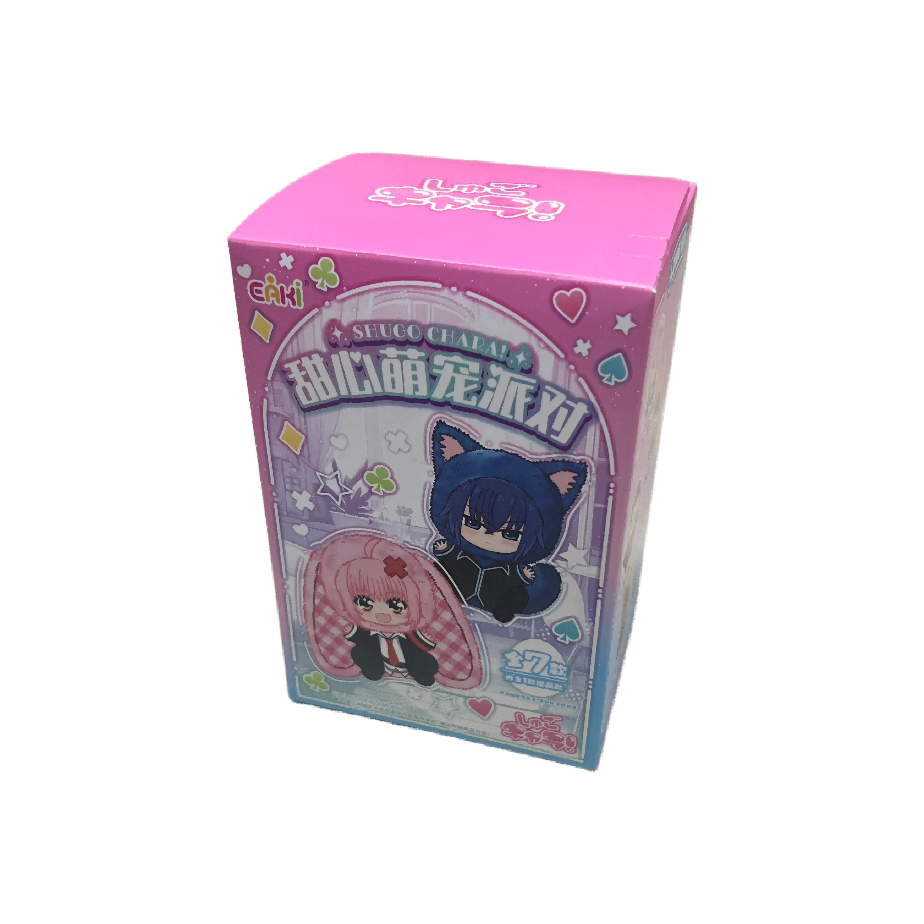 New EAKI Shugo Chara Sweet Cute Pet Party Series Plush Pendant Blind Box Trendy Anime Collectible Toy Gift For Fans