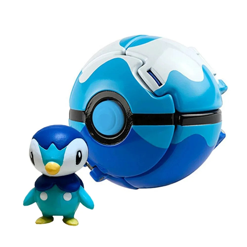 Pokemon Doll Ball Elf Pet Anime Action Doll Pikachu Charizard Mewtwo Bulbasaur Eevee Squirtle Eevee Pokeball Monster Toy Gift