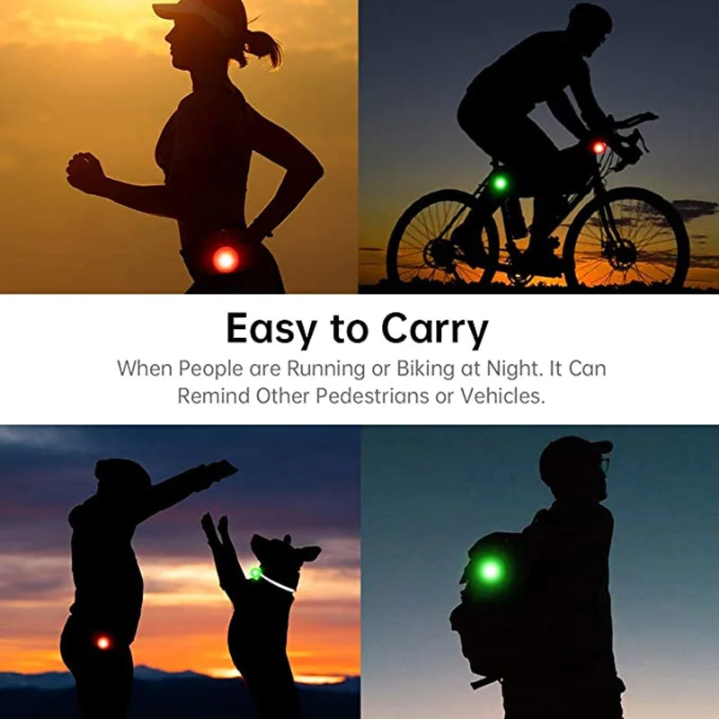 Rechargeable USB LED Dog Collar Pendant Pet Luminous Flash Light for Puppy Leash Accessory Decoration Dog Necklace