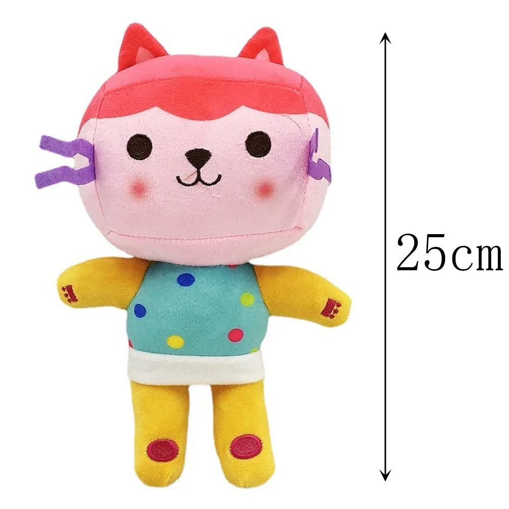 Popular Gaby Doll House Plush Toys Mercat Cartoon Filling Animal Smiling Cat Car Cat Embracing Gaby Girl Doll Children's Birthda