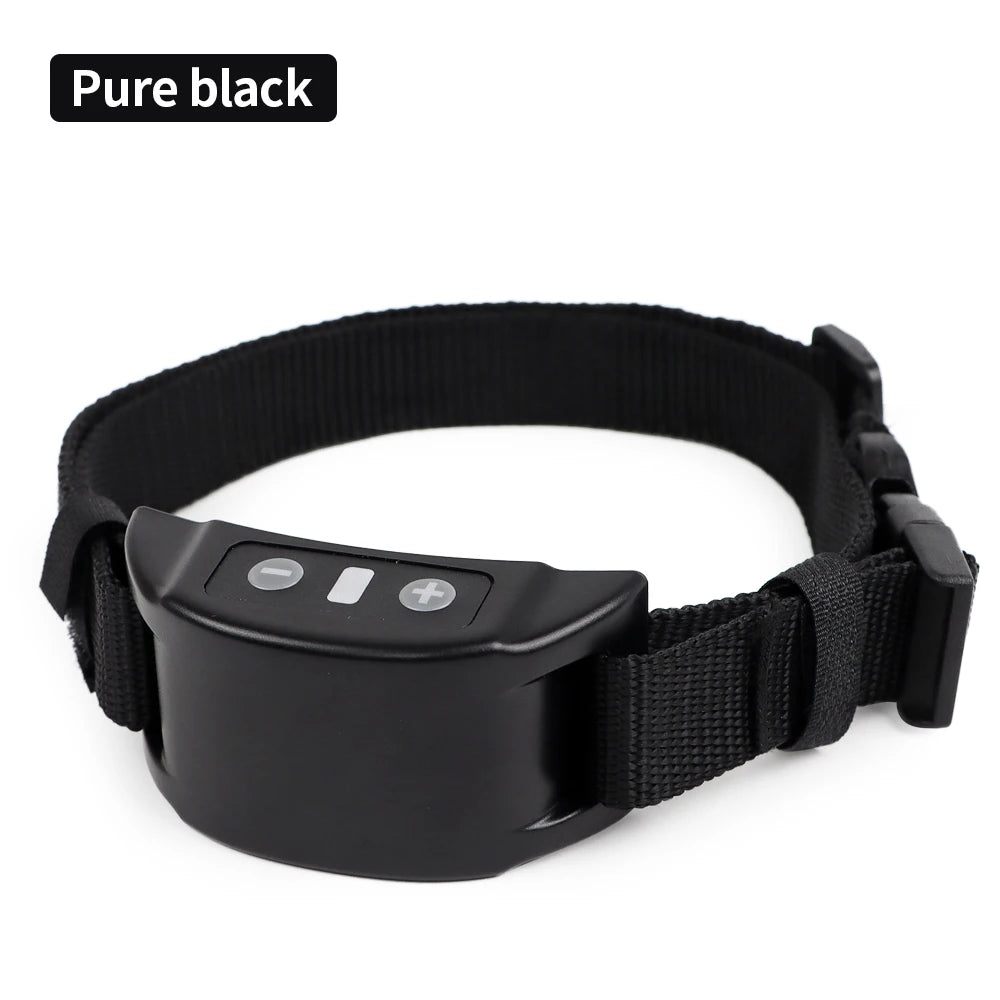 Dog Auto Anti-Bark Collar USB Rechargeable Training Collars Safety Static Shock Humane Electric Anti Bark Collars Pet Supplies