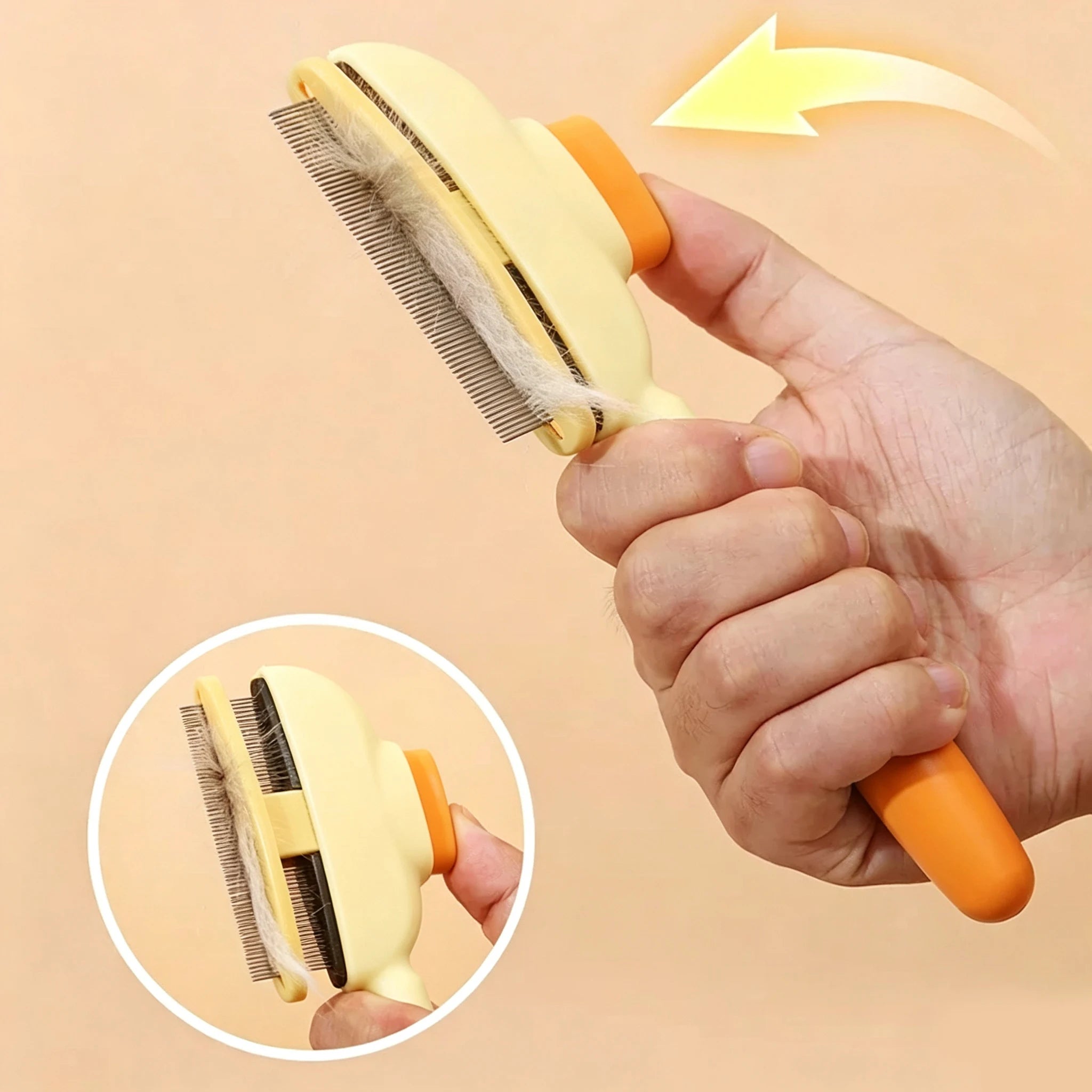 Universal Pet Cat Comb Cat and Dog Hair Removal Brush Cleaning Hair Cleaner Beauty Cleaning Supplies Cat and Dog Pet Supplies