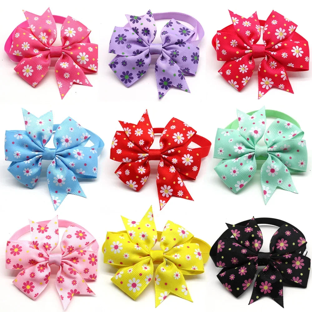 10pcs Summer Pet Supplies Dog Bow Tie Dog Grooming Accessories Pet Dog Cat Bowties Neckties Small Dogs Products Dog Supplies